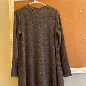 Mock Neck Knit Dress